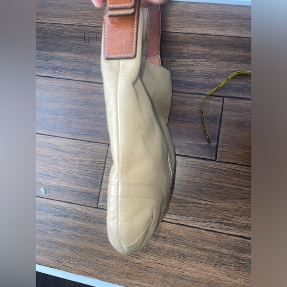 Vintage coach bag shoulder bag adjustable strap purse neutral minimalist - Picture 7 of 14